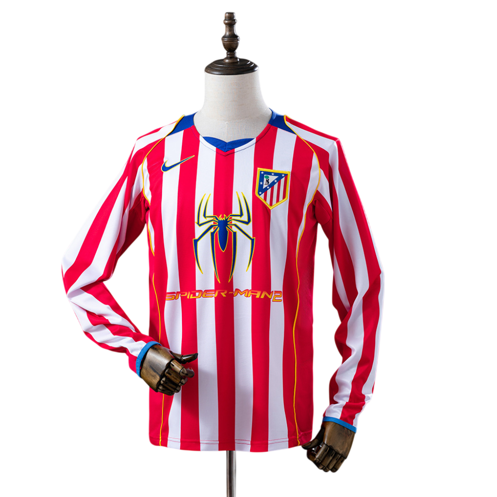 Camiseta Manga Larga Atlético Madrid 2004/2005 - Local