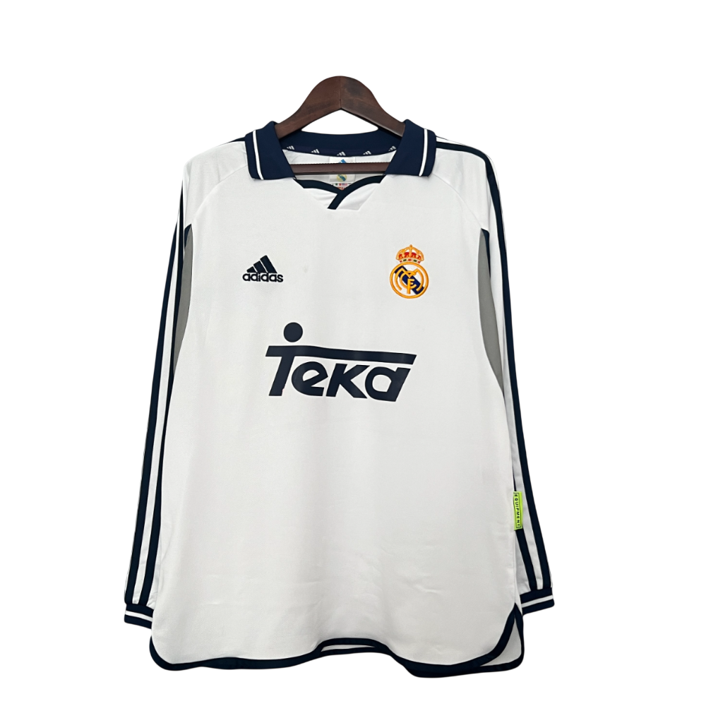 Camiseta Manga Larga Real Madrid 2000/2001 - Local