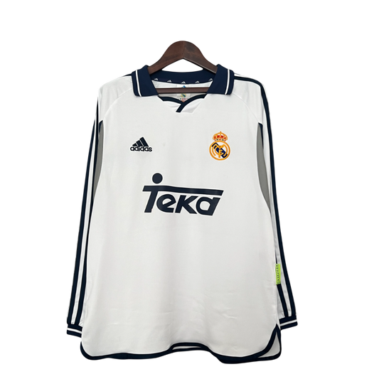 Camiseta Manga Larga Real Madrid 2000/2001 - Local