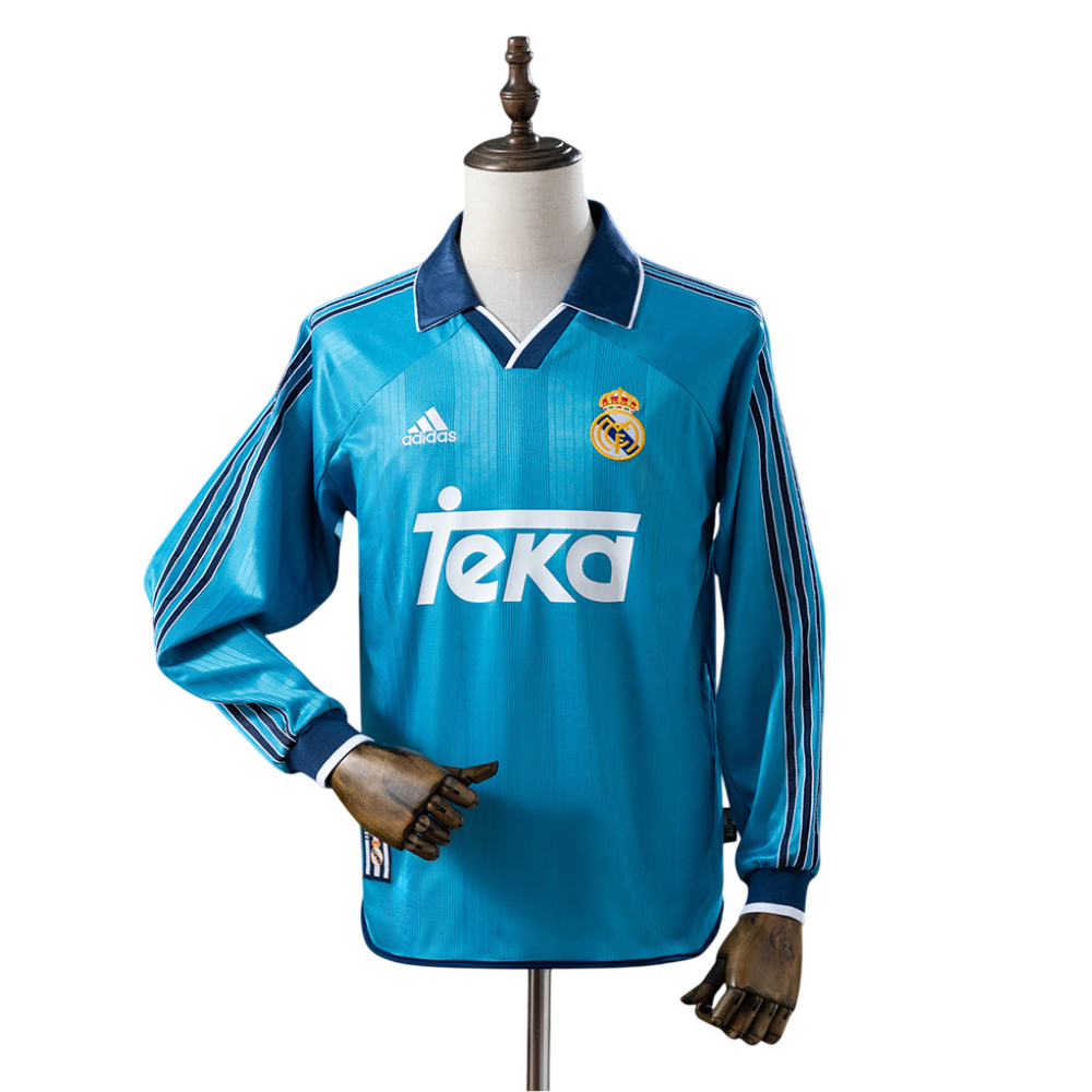 Camiseta Manga Larga Real Madrid 1999/2000 - Tercera Equipación