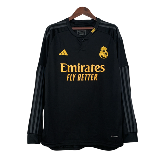 Camiseta Manga Larga Real Madrid 2023/2024 - Tercera Equipación