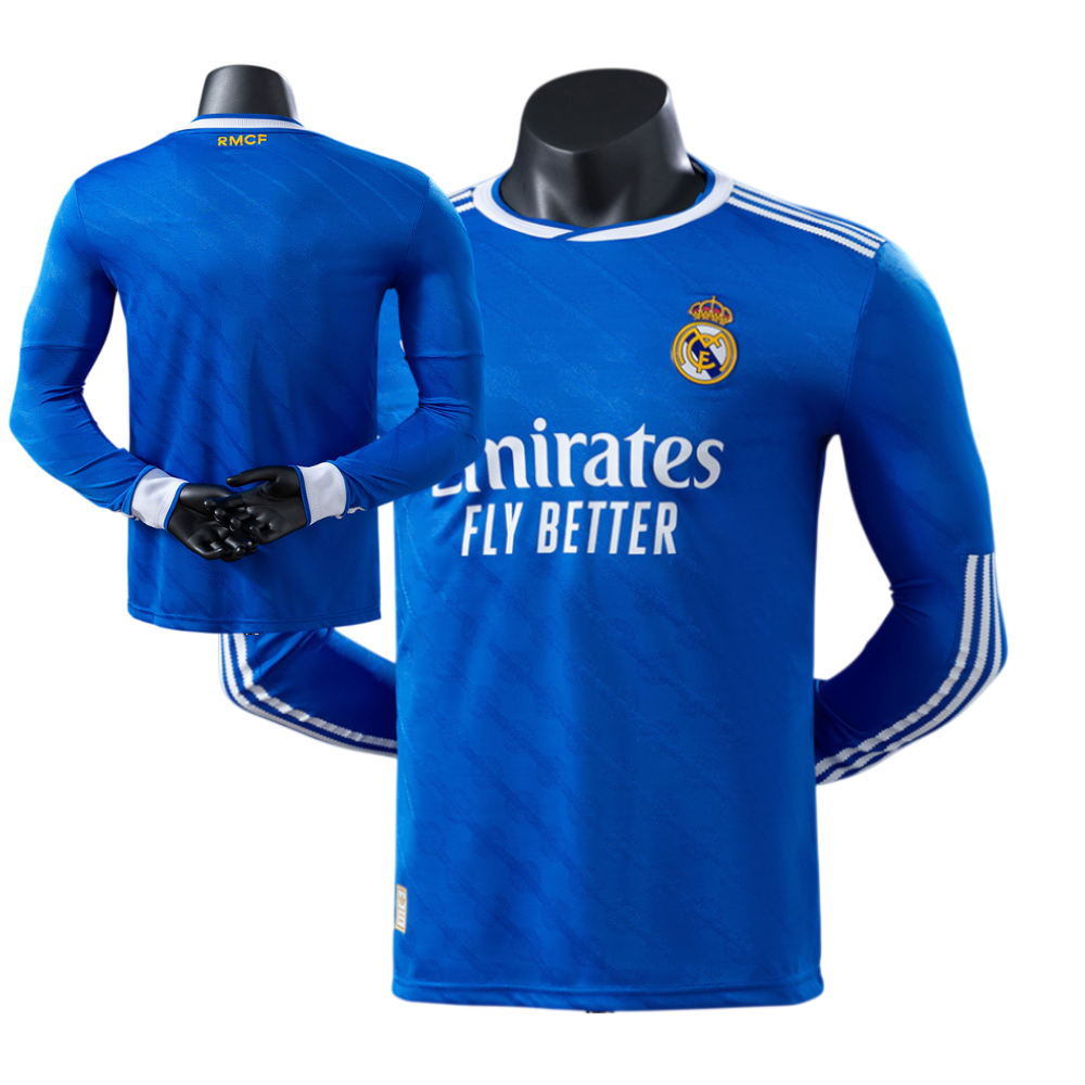 Camiseta Manga Larga Real Madrid 2025/2026 - Tercera Equipación