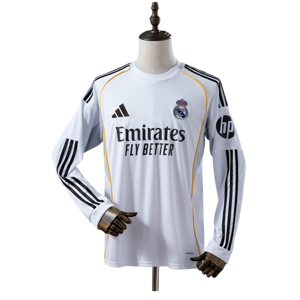 Camiseta Manga Larga Real Madrid 2025/2026 - Local