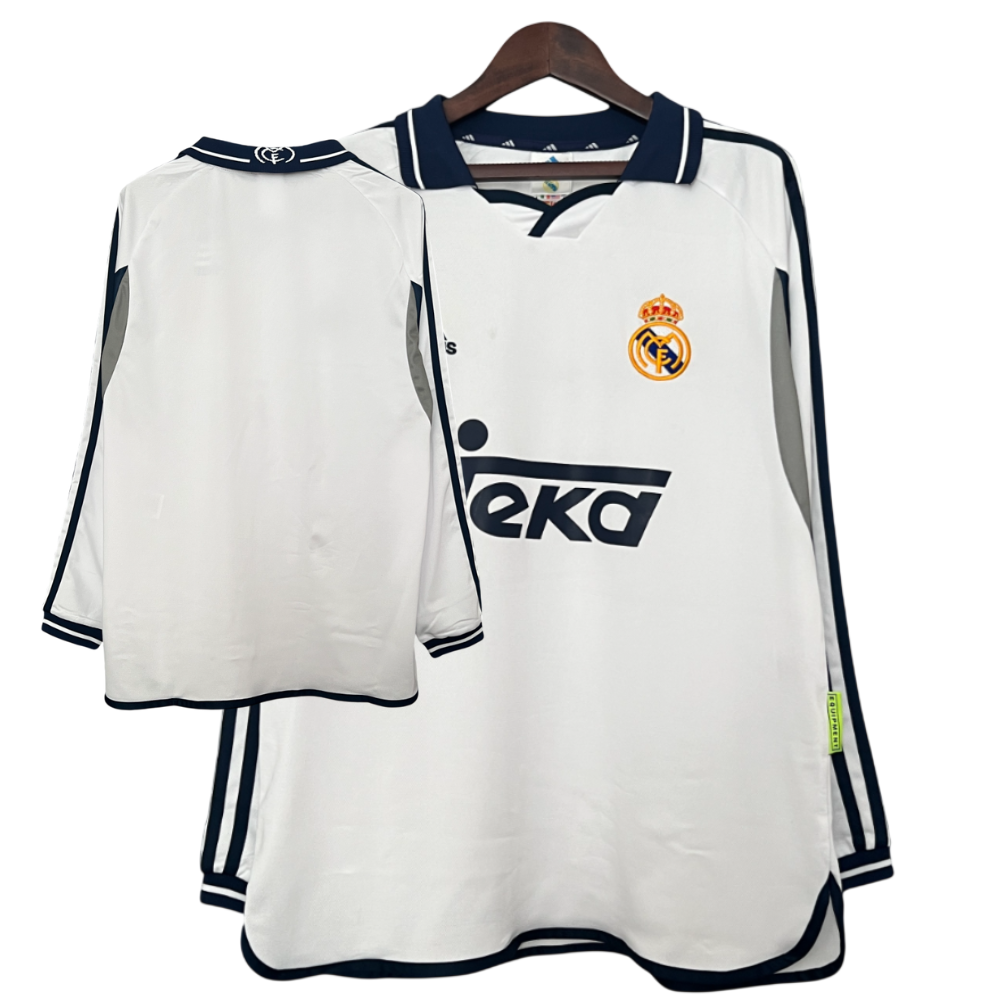 Camiseta Manga Larga Real Madrid 2000/2001 - Local