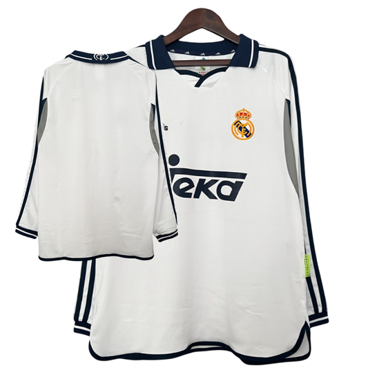 Camiseta Manga Larga Real Madrid 2000/2001 - Local