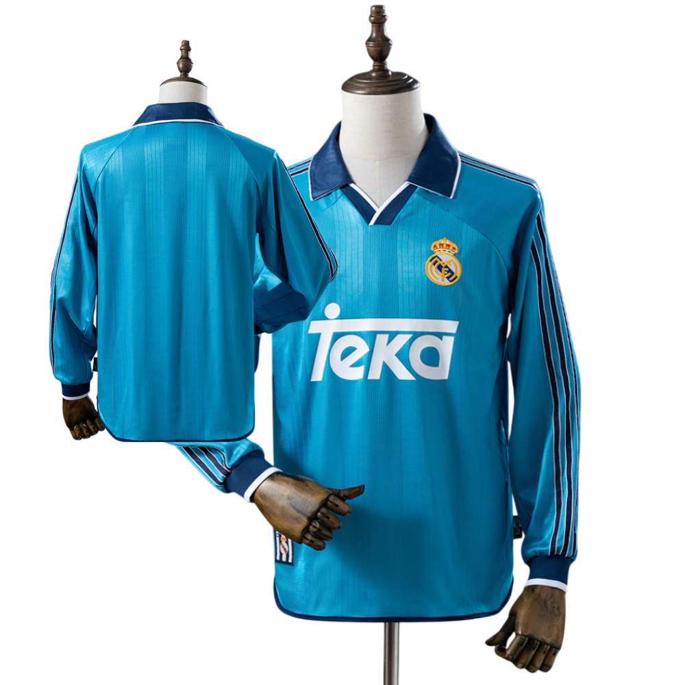 Camiseta Manga Larga Real Madrid 1999/2000 - Tercera Equipación