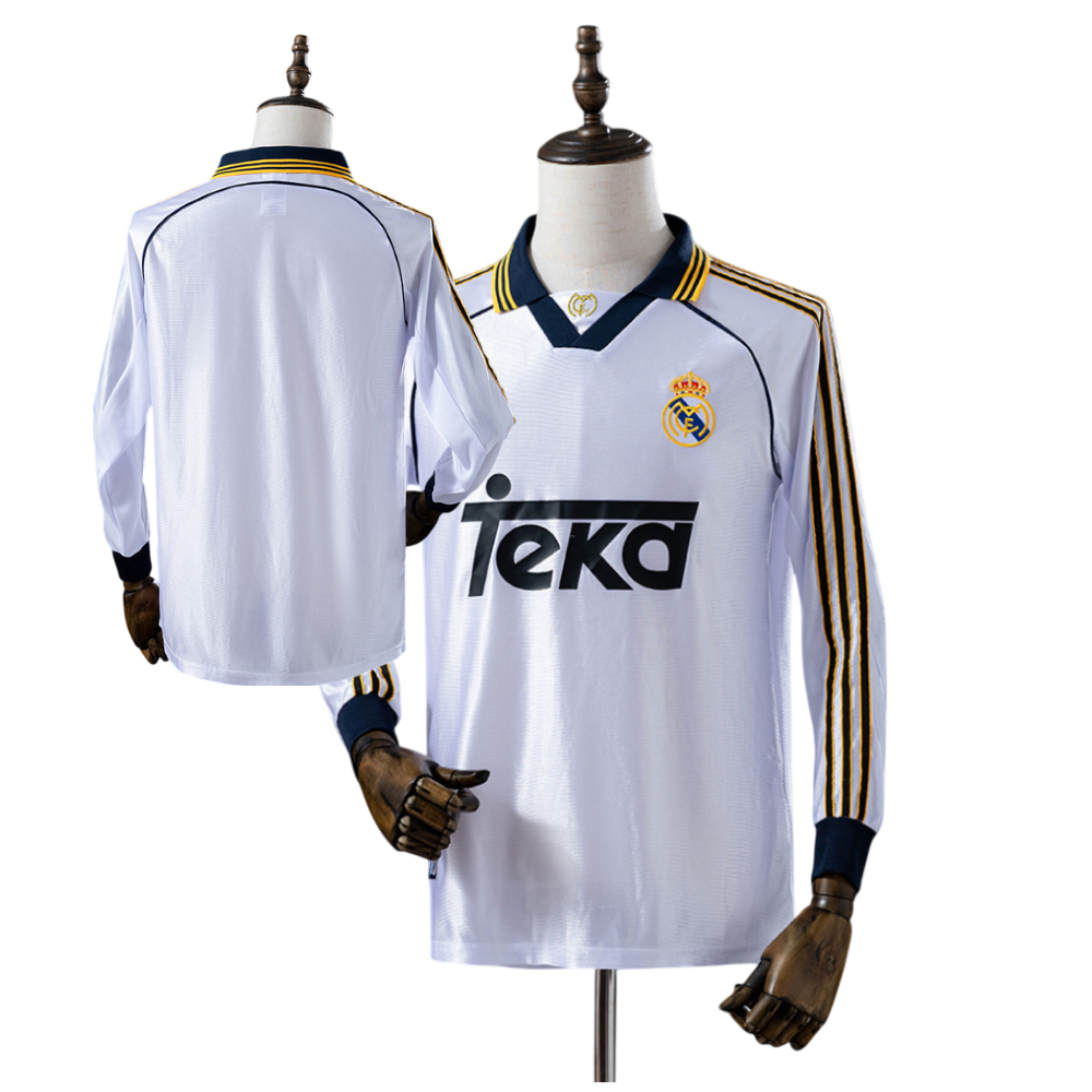 Camiseta Manga Larga Real Madrid 1998/2000 - Local