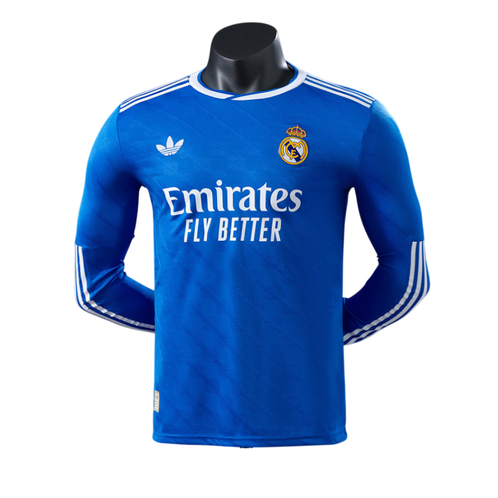 Camiseta Manga Larga Real Madrid 2025/2026 - Tercera Equipación