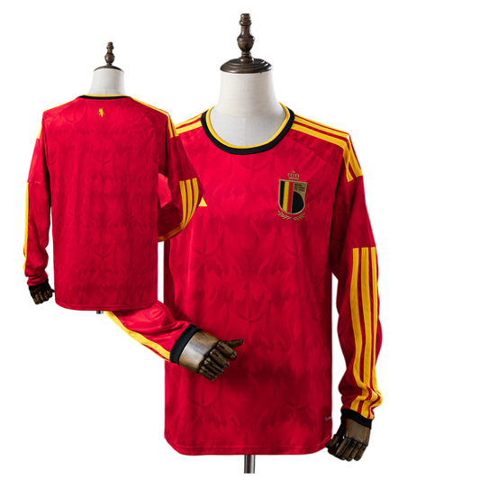 Camiseta Manga Larga Bélgica 2026 - Local