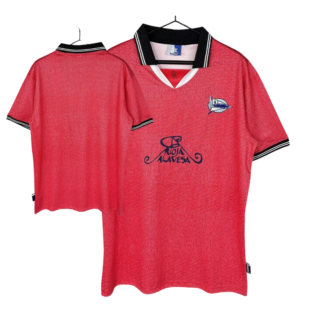Camiseta Deportivo Alavés 2000/2001 - Visitante Edición Champions League