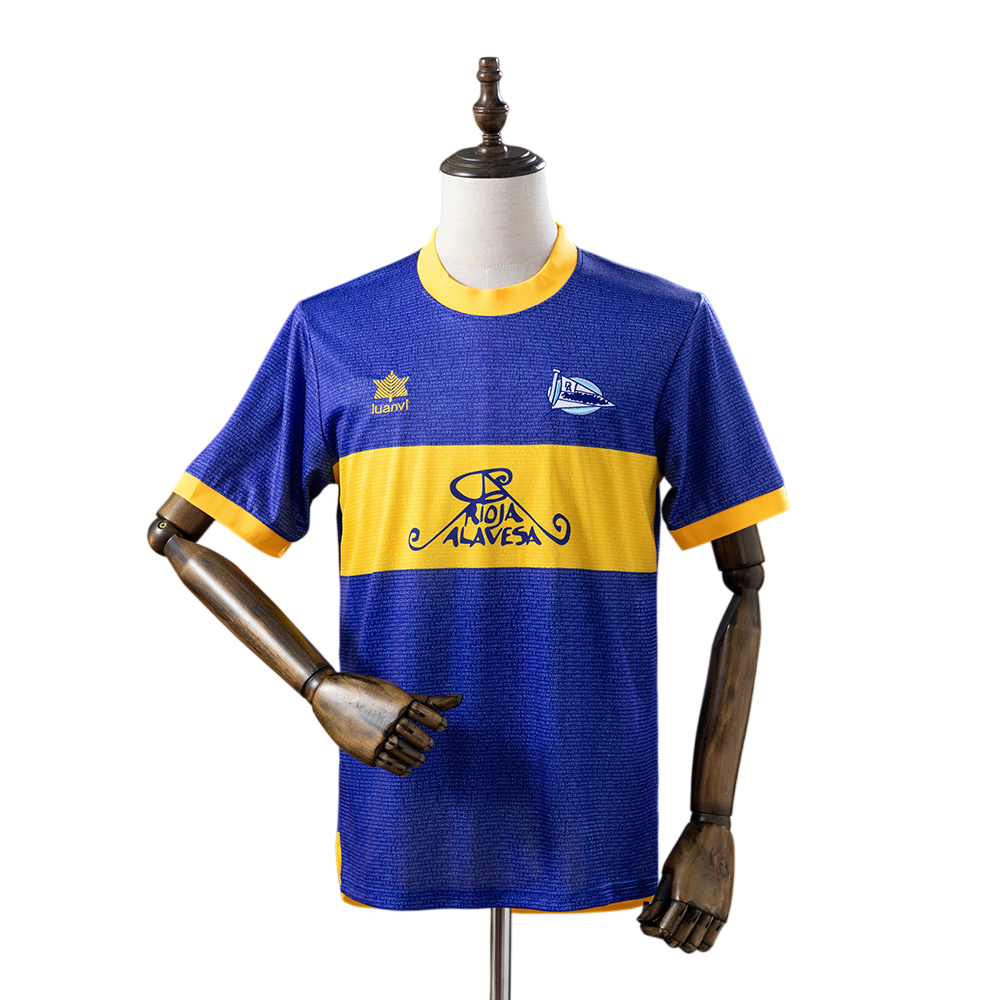 Camiseta Deportivo Alavés 2000/2001 - Local Edición Champions League