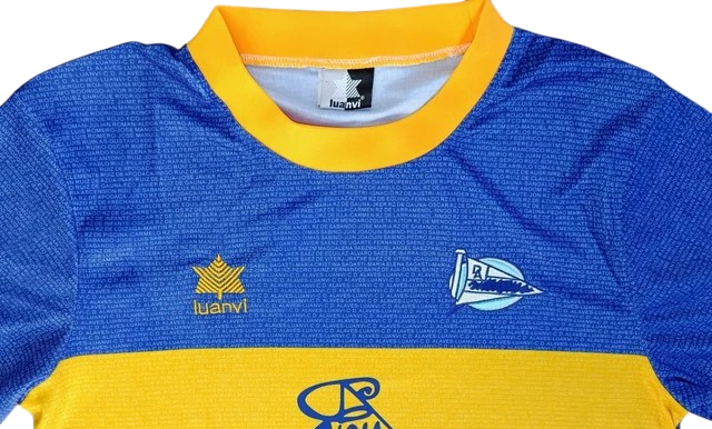 Camiseta Deportivo Alavés 2000/2001 - Local Edición Champions League