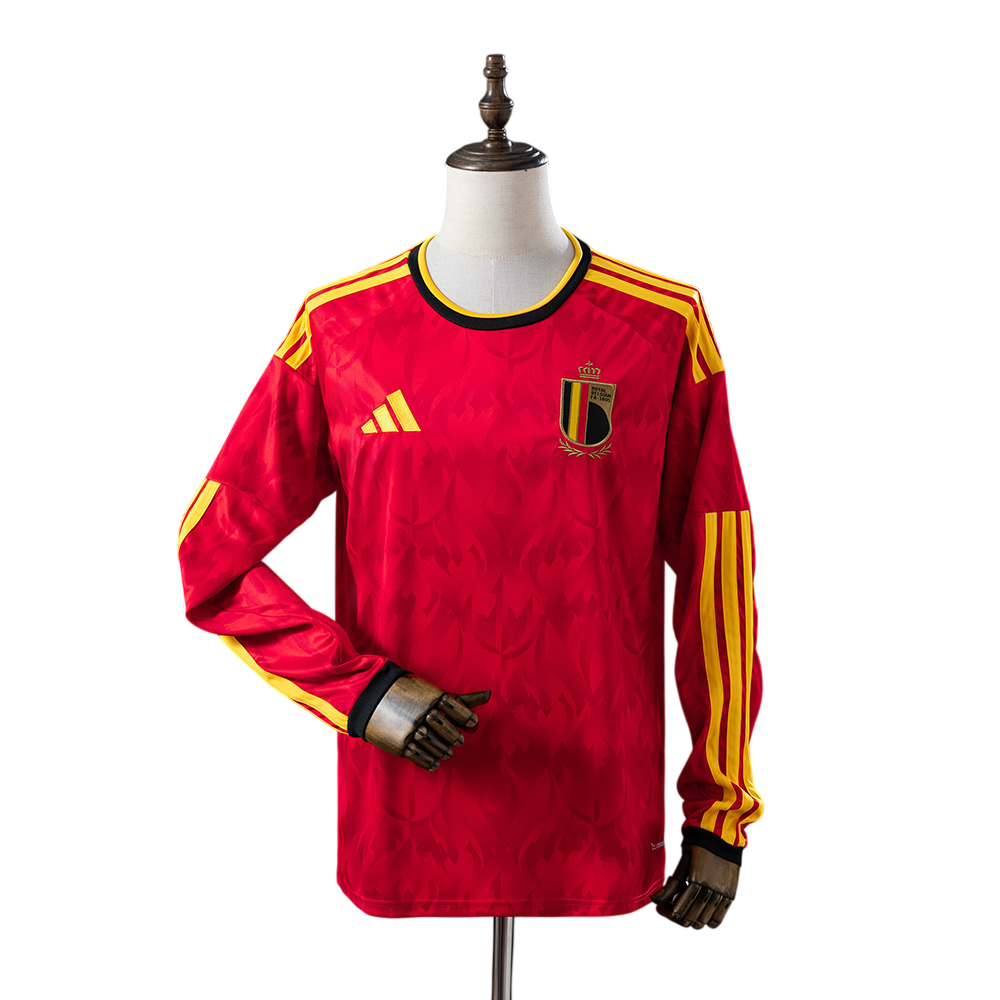 Camiseta Manga Larga Bélgica 2026 - Local